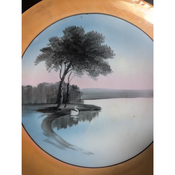 Chikaramachi (Japan) hand painted plate - Picture 1 of 5